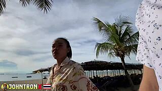 Johntronx Petite Skinny Thai Teen Loves Bent Over Creampie Pov Fuck