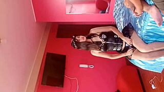 candyboon dresses as sexy halloween cop and demands peruvian teen pussy pounding