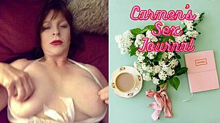 Granny Carmen Deepthroats Fat Cock Throwback POV Sucker