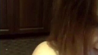 Little redhead fingers wet flexible pussy to cam cum peeks