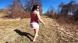 43yo big ass wife flashes mature curves publicly at park