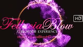 blonde bombshell delivers expert blowjob facial and swallows every drop