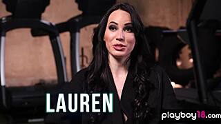 redhead molly stewart wrestles nude with teen gf lauren blair