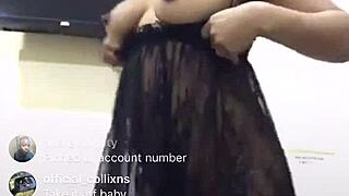 Horny Black African Ebony Shakes Big Tits Nipples Wild!