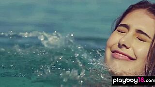 im shy katrine pirs slippin outta bikini feelin free