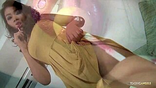 slender asian cutie keeps lollipop in mouth as man pounds her tight holes relentlessly