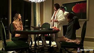 james deen chats up avi love bambi and sami for horny threesome casting