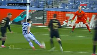 Real Sociedad 1x6 Barcelona Goles Y Acción Intensa