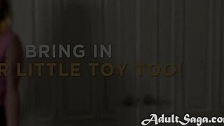 Step son come finish in mommy's petite pussy bathroom ride