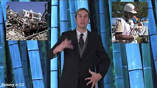 Brunette Weather Girl Strips Nude Outdoor Tease