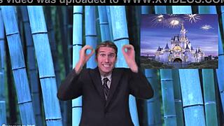 Brunette Weather Girl Strips Nude Outdoor Tease