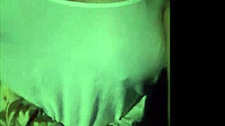 chubby asian milf shows huge natural tits walking public boobs bounce homemade