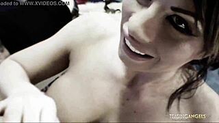 Two chicks get wild sharing cocks and fun together