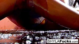 shyla stylez rare solo erotic tease and play