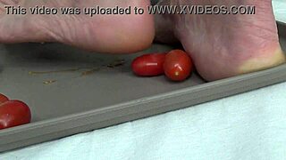 i trample fresh tomatoes barefoot in the kitchen