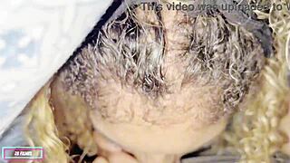 My brazilian black girl's big clit pussy is soaking wet and ready for deepthroat