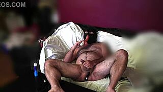 i watched porn then shot self-facial cum everywhere