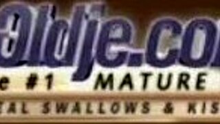 Old hairy pussy fucked swallows jizz