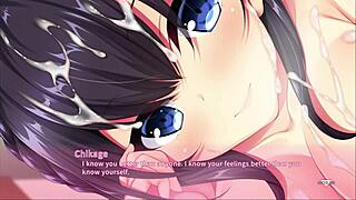 Real Hentai Chikage Route Creampie Facial Orgasms