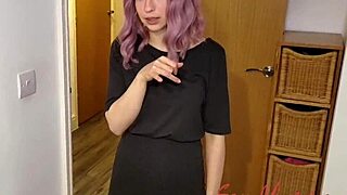 step-mom walks in while i'm sniffing her wet panties up close