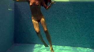 irina russaka's petite body teases in steamy underwater bath