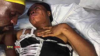 Side Guy Dresses As Lady Fucks Me In Hubby's Bed