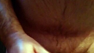 Showering highlights smooth belly in steamy bathroom bathing session