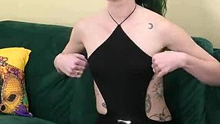 kit summers gothic miniskirt black bodysuit casting interview part 3