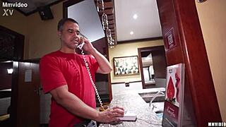 Big Black Cock Humiliates Cuckold in Steamy Brazilian Sauna