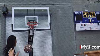 Ebony milf rides tight ass outdoors