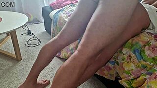 Stepmom begs stepson: Cum deep in my dripping wet pussy now!