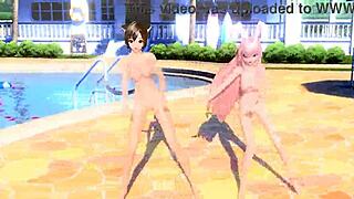 Megurine Luka and Meiko Bare It All Nude!