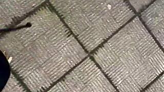 daddy rides hairy euro slut rough backstage