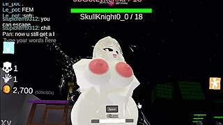 Hot Futanari Chicks Fuck Hard In Roblox Costumes