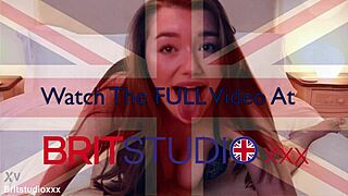 British Teen Sucks Huge Cock in Lacy Lingerie Tease