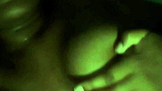 licking my nipples feels sooo good late night...