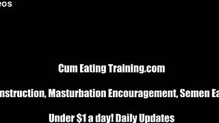 blow that load then slurp every drop like a good boy