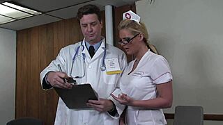 Blonde Milf Overpowers Doctor with Big Tits Ass Cowgirl Doggystyle Facial Cumshot