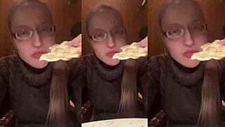 gonna fuck you right here in this restaurant glasses on