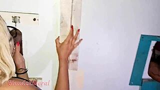 fucking gloryhole swing strangers raw creampie in my milf pussy... got my period after!! 😩