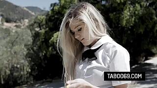 Blonde Teen Slut Thrills Anally With Kyle Mason Saving Virginity