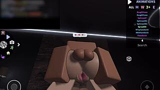 Rich Gringa Fucked Hard In Roblox Game