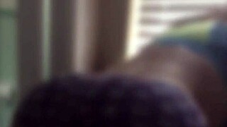 brunette's teasing striptease turns into ripped clothes nightclub boob bounce sex