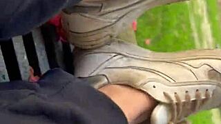 daddy rides hairy euro slut rough backstage