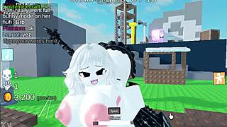 Hot Futanari Chicks Fuck Hard In Roblox Costumes