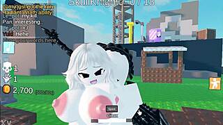 Hot Futanari Chicks Fuck Hard In Roblox Costumes
