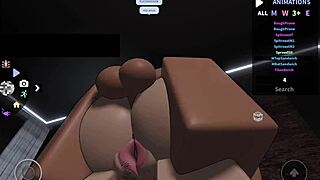 Rich Gringa Fucked Hard In Roblox Game