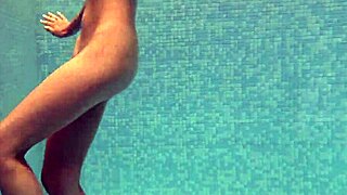 irina russaka's petite body teases in steamy underwater bath