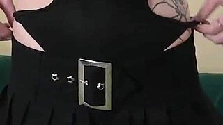 kit summers gothic miniskirt black bodysuit casting interview part 3