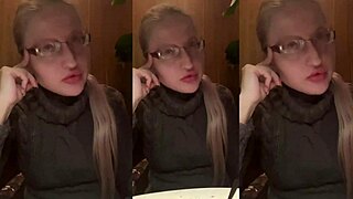 gonna fuck you right here in this restaurant glasses on